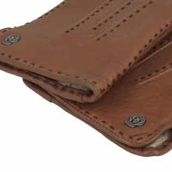 Roeckl Damenhandschuhe<Nottingham Handschuhe Leder saddlebrown