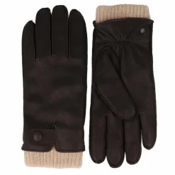 Roeckl Herrenhandschuhe<Quebec Handschuhe Leder mocca