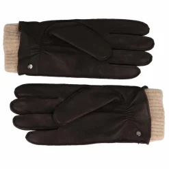 Roeckl Herrenhandschuhe<Quebec Handschuhe Leder mocca
