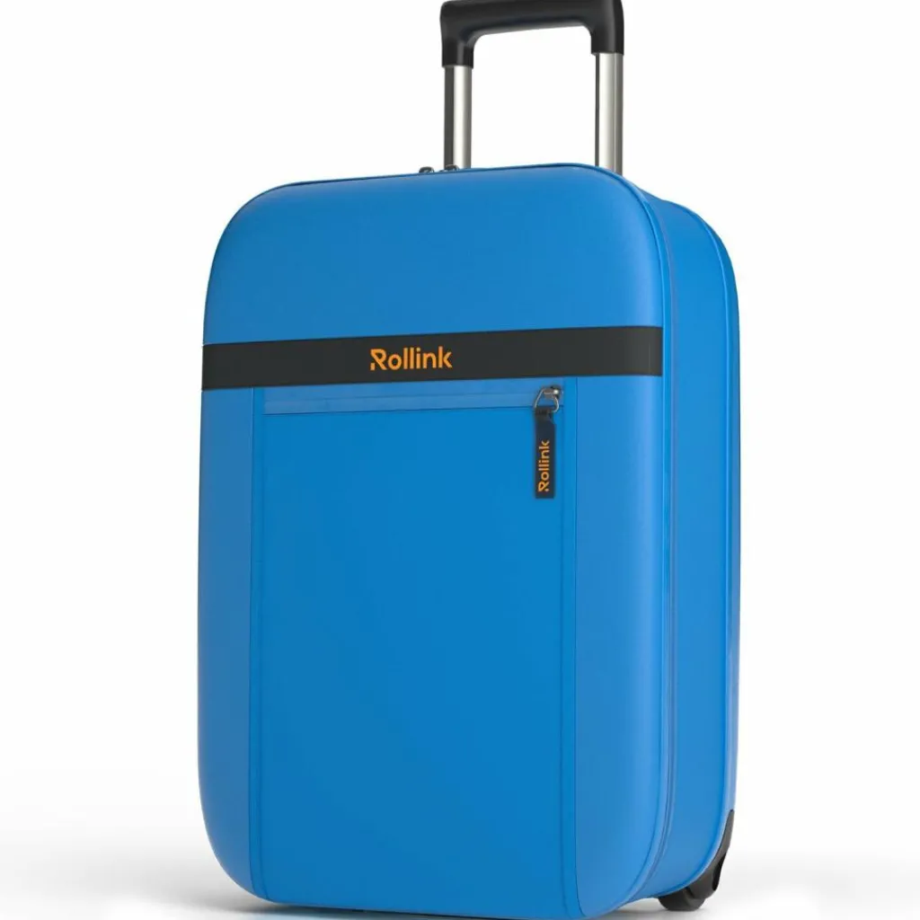 Rollink 2-Rollen Koffer|Hartgepäck<Aura Cabin faltbarer 2-Rollen Kabinentrolley S 55 cm dive blue