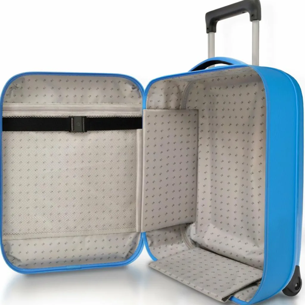 Rollink 2-Rollen Koffer|Hartgepäck<Aura Cabin faltbarer 2-Rollen Kabinentrolley S 55 cm dive blue