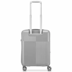 Discount Roncato Airglam 4 Rollen Kabinentrolley S 55 cm mit Dehnfalte grigio perla