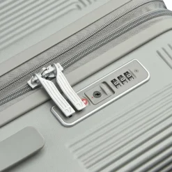 Roncato Airglam 4 Rollen Trolley L 77 cm mit Dehnfalte grigio perla