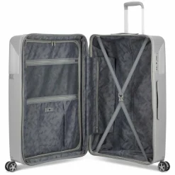 Roncato Airglam 4 Rollen Trolley L 77 cm mit Dehnfalte grigio perla