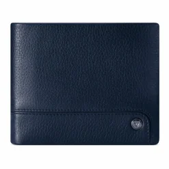 Roncato Herrengeldbörsen Querformat<Alaska Geldbörse RFID Schutz Leder 13 cm navy