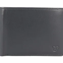 Roncato Herrengeldbörsen Querformat<Avana Geldbörse RFID Leder 13 cm navy