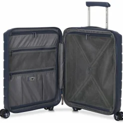 Roncato Laptoptaschen|Businesstrolleys Mit Laptopfach<B-Flying 4 Rollen Businesstrolley 55 cm Laptopfach mit Dehnfalte blu notte