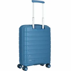 Roncato B-Flying Move 4 Rollen Kabinentrolley 55 cm mit Dehnfalte denim