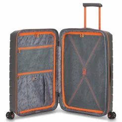 Roncato Koffersets Als Hartgepäck|Koffersets 3-Teilig<B-Flying Move 4 Rollen Kofferset 3-teilig mit Dehnfalte graphite