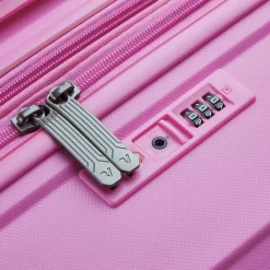 Roncato Hartgepäck Kabinengepäck|4-Rollen Kabinentrolleys<B-Flying Move 4 Rollen Kabinentrolley 55 cm mit Dehnfalte pink