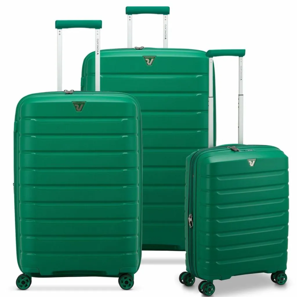 Roncato B-Flying Move 4 Rollen Kofferset 3-teilig mit Dehnfalte