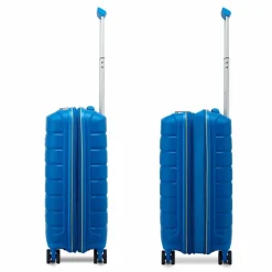 Roncato Hartgepäck Kabinengepäck|4-Rollen Kabinentrolleys<B-Flying Move 4 Rollen Kabinentrolley 55 cm mit Dehnfalte blue