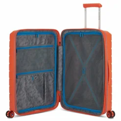Clearance Roncato B-Flying Move 4 Rollen Trolley 68 cm mit Dehnfalte orange