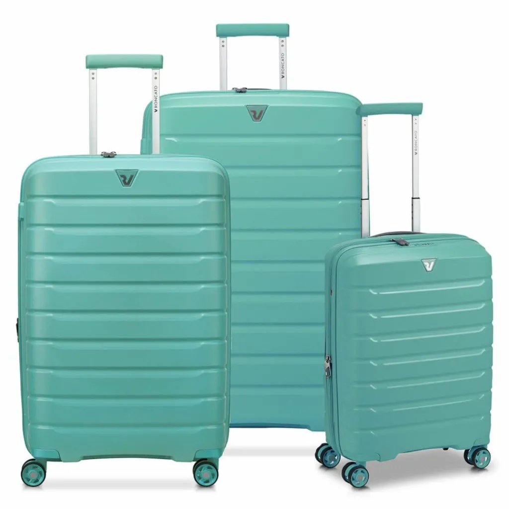 Roncato B-Flying Move 4 Rollen Kofferset 3-teilig mit Dehnfalte