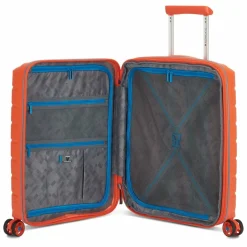 Outlet Roncato B-Flying Move 4 Rollen Kabinentrolley 55 cm mit Dehnfalte orange