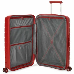 Roncato Koffersets Als Hartgepäck|Koffersets 3-Teilig<B-Flying Move 4 Rollen Kofferset 3-teilig mit Dehnfalte rot