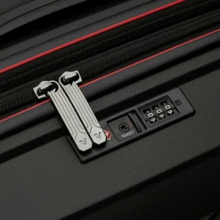 Roncato Hartgepäck Kabinengepäck|Hartgepäck<B-Flying Move 4 Rollen Kabinentrolley 55 cm mit Dehnfalte nero fumo