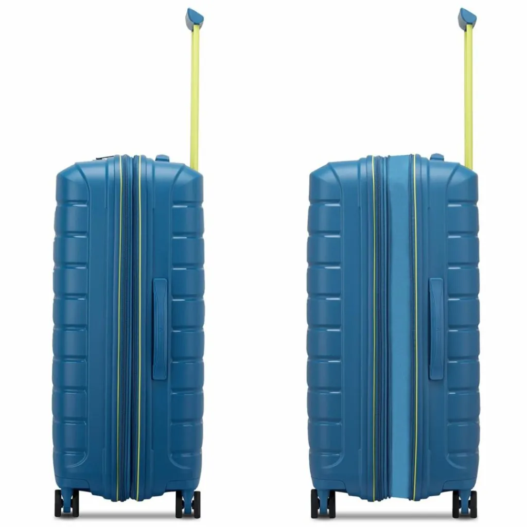 Roncato Hartgepäck|4-Rollen Koffer<B-Flying Move 4 Rollen Trolley 68 cm mit Dehnfalte blu laguna