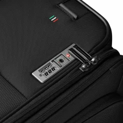 Roncato Weichgepäck Kabinengepäck|4-Rollen Kabinentrolleys<City 3.0 4 Rollen Kabinentrolley S 55 cm mit Dehnfalte schwarz