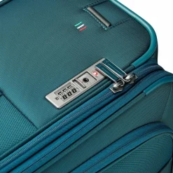 New Roncato City 3.0 4 Rollen Kabinentrolley S 55 cm mit Dehnfalte flaschengruen