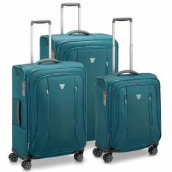 Online Roncato City 3.0 4 Rollen Kofferset 3-teilig mit Dehnfalte flaschengruen