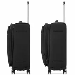 Roncato Koffersets Als Weichgepäck|Koffersets 3-Teilig<City 3.0 4 Rollen Kofferset 3-teilig mit Dehnfalte schwarz