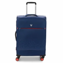 Roncato Weichgepäck|4-Rollen Koffer<Crosslite 4-Rollen Trolley 65 cm crosslite blu