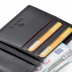 Roncato Herrengeldbörsen Querformat<Detroit Geldbörse RFID Schutz Leder 12.5 cm nero