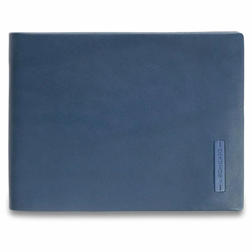 Roncato Damengeldbörsen Querformat<Detroit Geldbörse Leder 12.5 cm denim