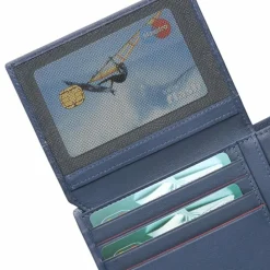 Roncato Damengeldbörsen Querformat<Detroit Geldbörse Leder 12.5 cm denim