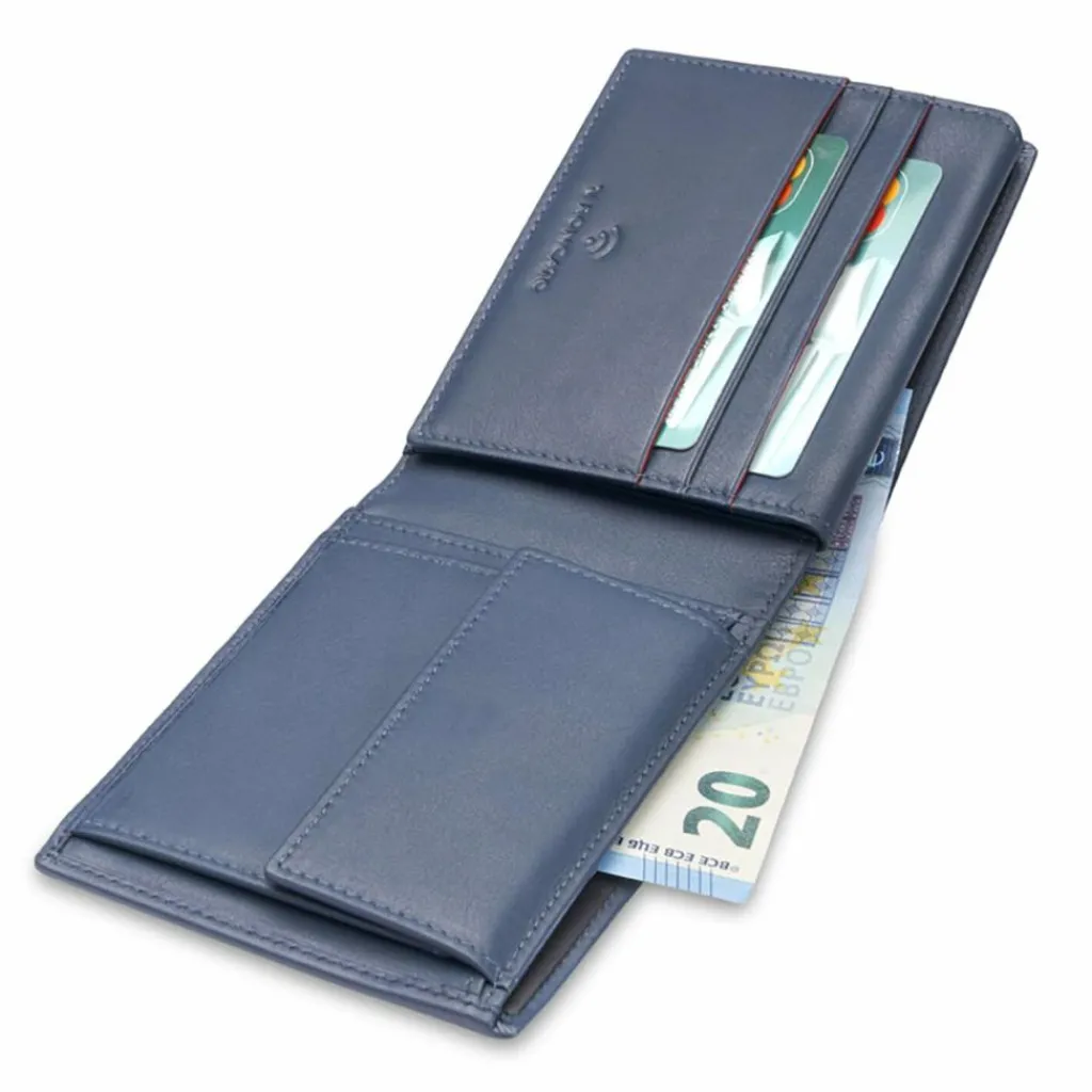 Roncato Damengeldbörsen Querformat<Detroit Geldbörse Leder 12.5 cm denim