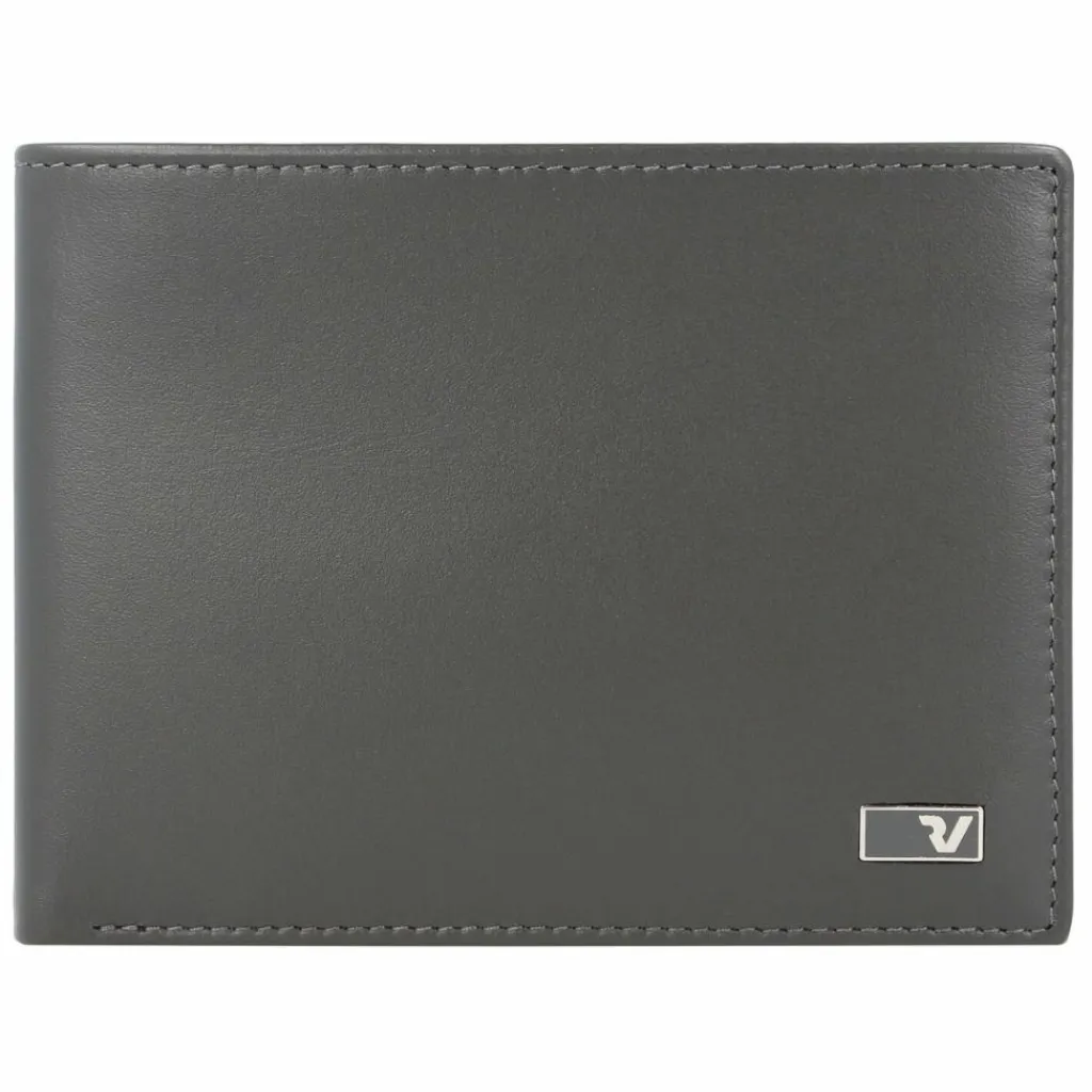 Roncato Herrengeldbörsen Querformat<Firenze Geldbörse RFID Leder 12,5 cm anthrazit
