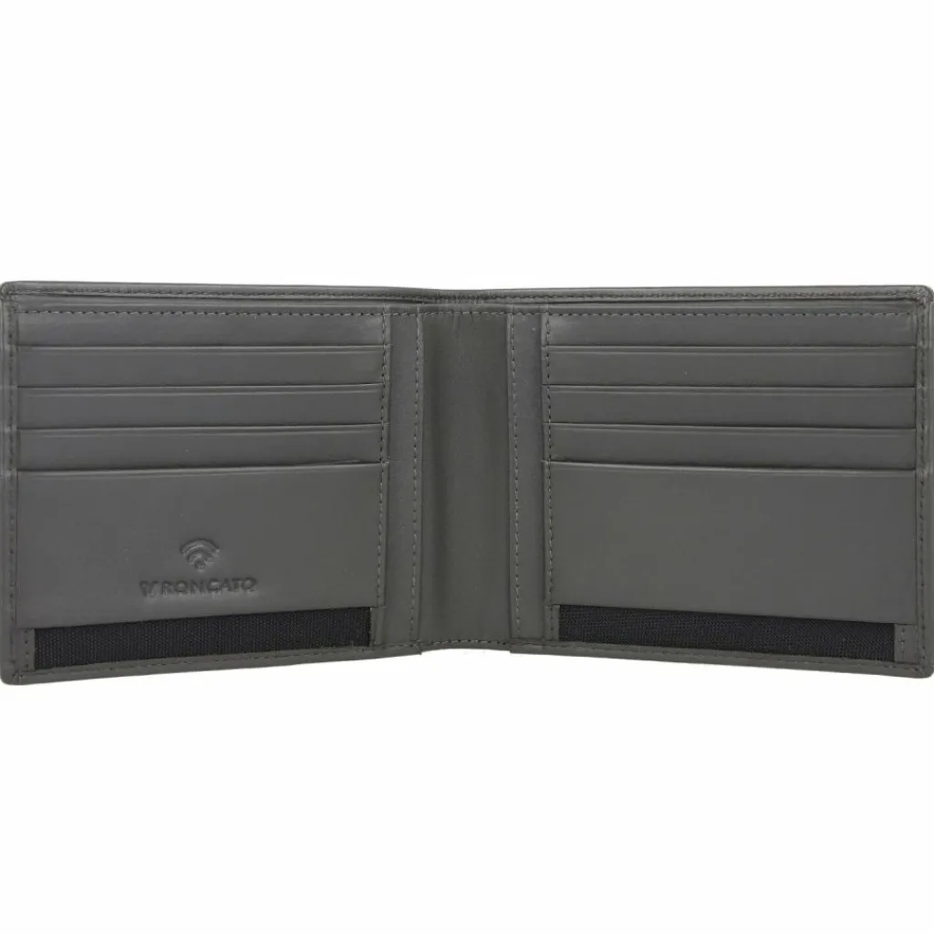 Roncato Herrengeldbörsen Querformat<Firenze Geldbörse RFID Leder 12,5 cm anthrazit