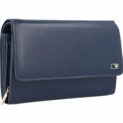 Roncato Damengeldbörsen Querformat<Firenze Geldbörse RFID Leder 17,5 cm navy
