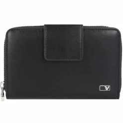 Roncato Damengeldbörsen Querformat<Firenze Geldbörse RFID Leder 15 cm black