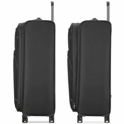 Roncato Weichgepäck|4-Rollen Koffer<Gateway 4 Rollen Trolley XL 90 cm mit Dehnfalte black