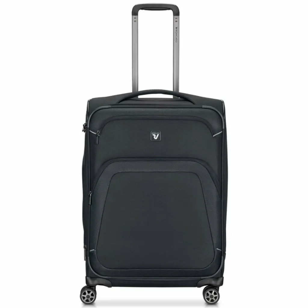 Best Roncato Gateway 4 Rollen Trolley M 66 cm mit Dehnfalte black