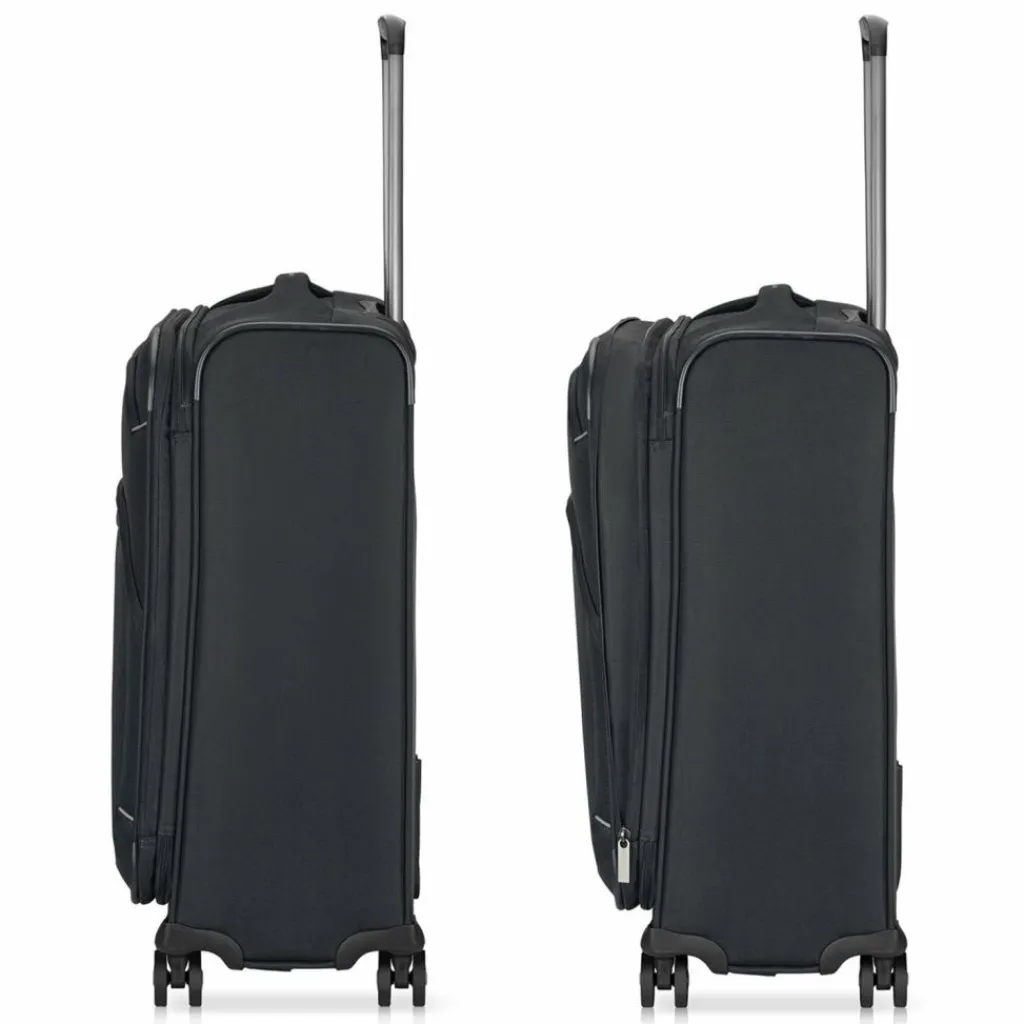 Best Roncato Gateway 4 Rollen Trolley M 66 cm mit Dehnfalte black