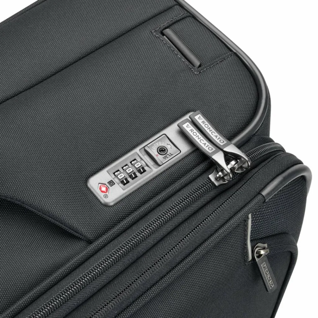 Best Roncato Gateway 4 Rollen Trolley M 66 cm mit Dehnfalte black