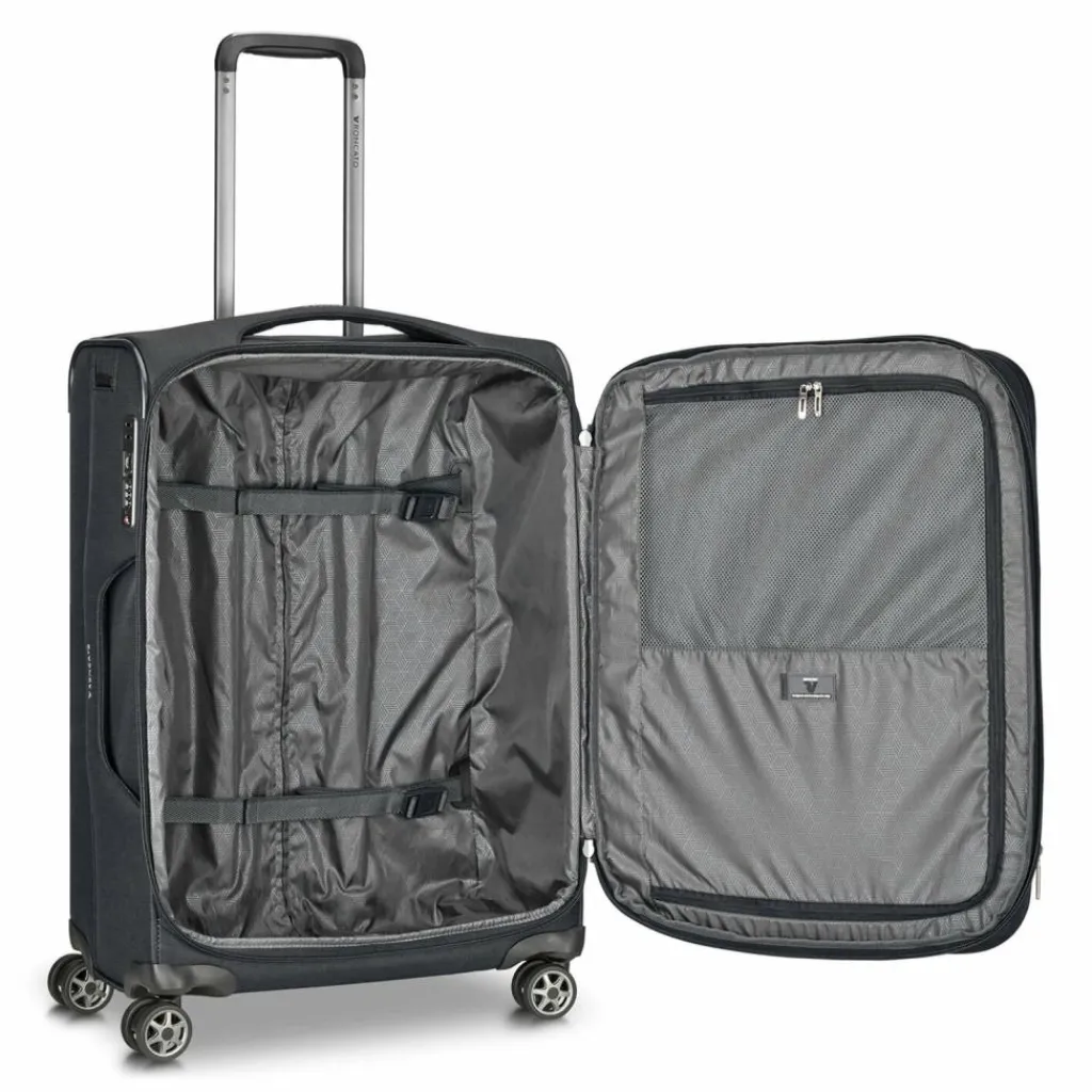 Best Roncato Gateway 4 Rollen Trolley M 66 cm mit Dehnfalte black