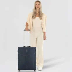 Roncato Weichgepäck Kabinengepäck|4-Rollen Kabinentrolleys<Ironik 2.0 4 Rollen Kabinentrolley 55 cm mit Dehnfalte blu notte