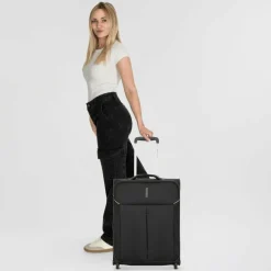 Discount Roncato Ironik 2.0 4 Rollen Kabinentrolley 55 cm mit Dehnfalte nero