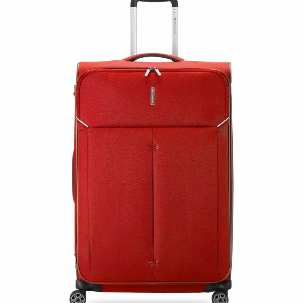 Clearance Roncato Ironik 2.0 4 Rollen Trolley 75 cm mit Dehnfalte rosso