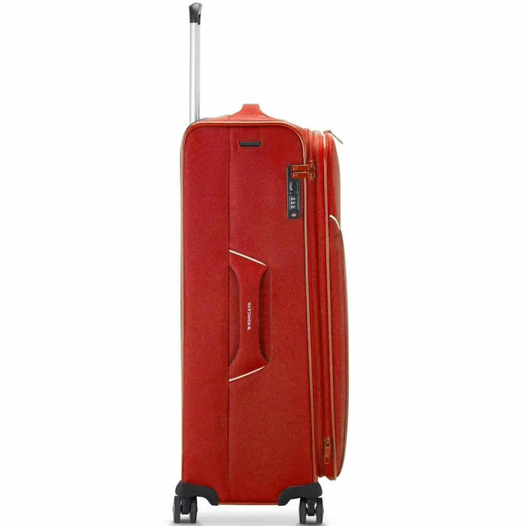 Clearance Roncato Ironik 2.0 4 Rollen Trolley 75 cm mit Dehnfalte rosso