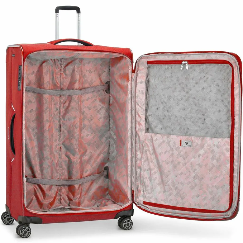 Clearance Roncato Ironik 2.0 4 Rollen Trolley 75 cm mit Dehnfalte rosso
