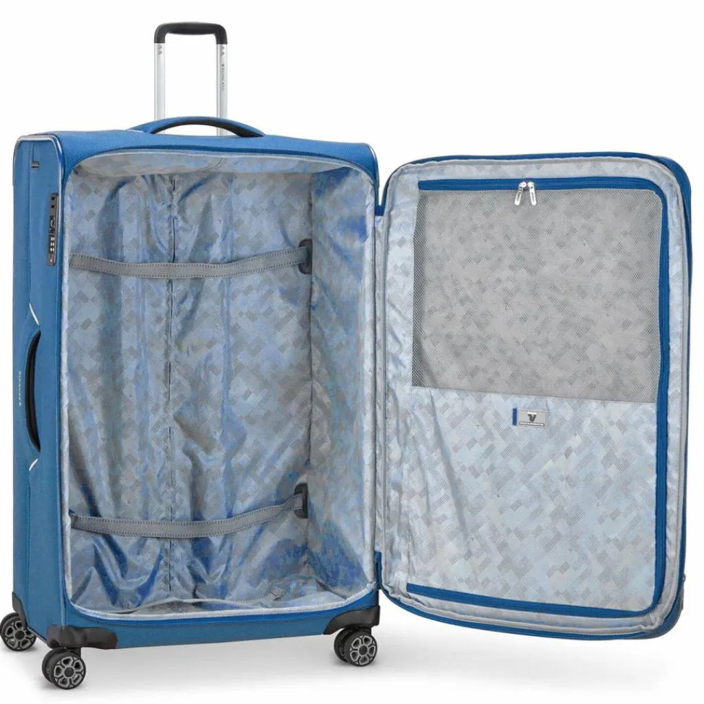 Online Roncato Ironik 2.0 4 Rollen Trolley 65 cm mit Dehnfalte denim