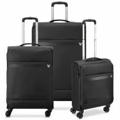 Roncato Koffersets Als Weichgepäck|Koffersets 3-Teilig<Jazz 4.0 4 Rollen Kofferset 3-teilig schwarz