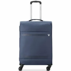 Roncato Jazz 4.0 4 Rollen Trolley M 65 cm mit Dehnfalte nachtblau
