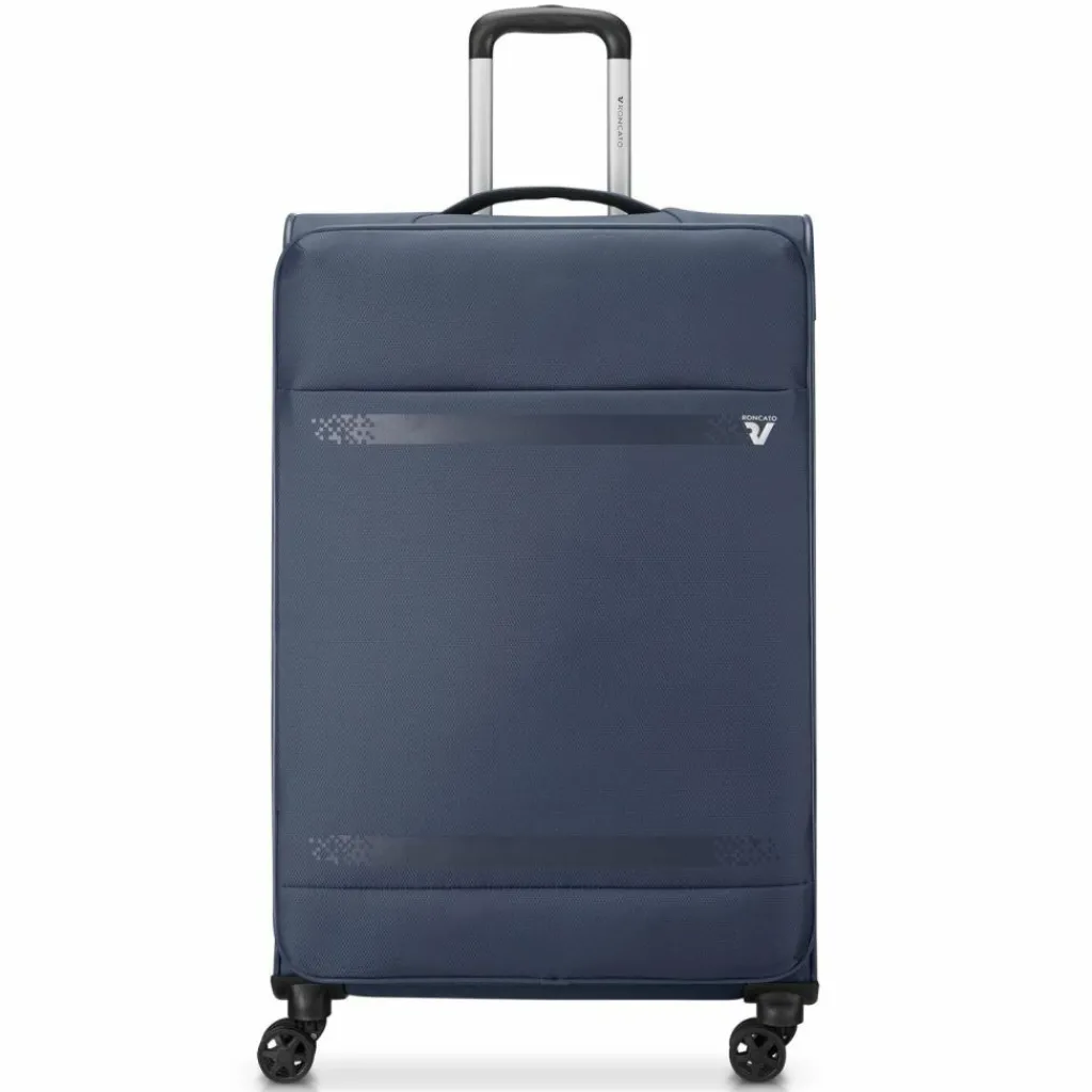 Hot Roncato Jazz 4.0 4 Rollen Trolley L 78 cm mit Dehnfalte nachtblau