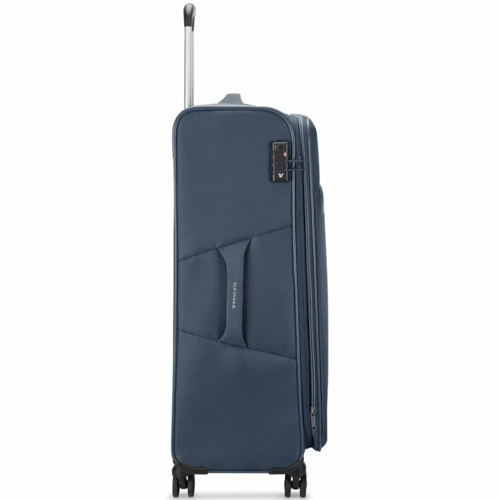 Hot Roncato Jazz 4.0 4 Rollen Trolley L 78 cm mit Dehnfalte nachtblau